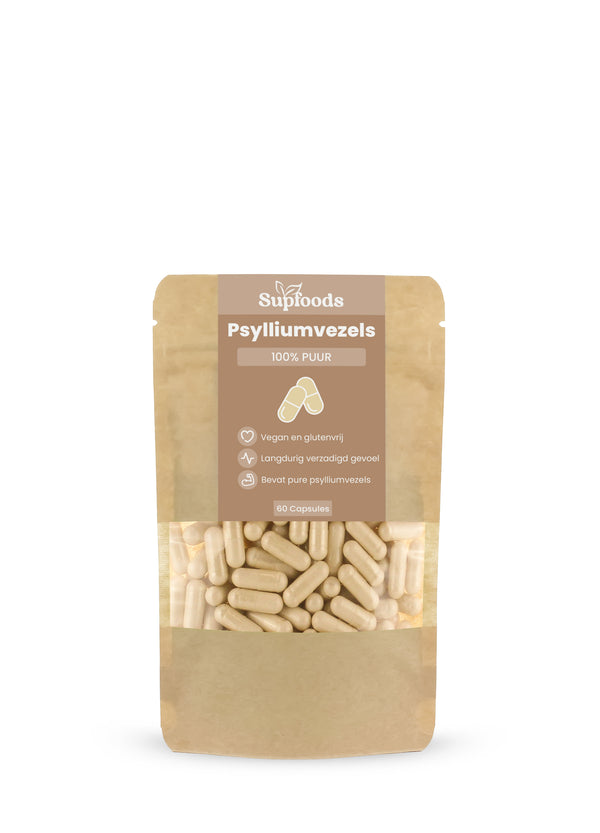 Psylliumvezels Capsules 100% Puur